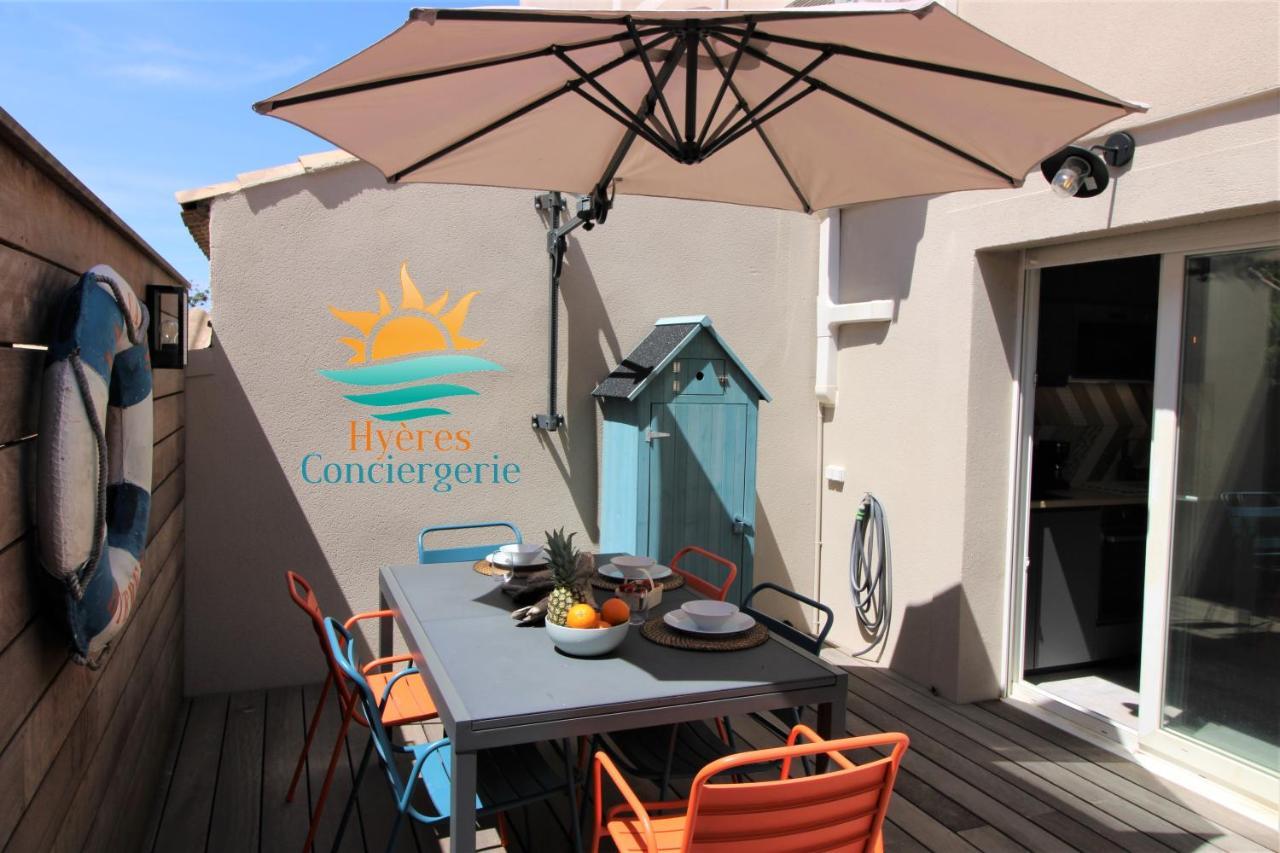Hyeres-Plage -T2 Neuf Rdj Clim Wifi - La Capte By Hc Apartman Kültér fotó